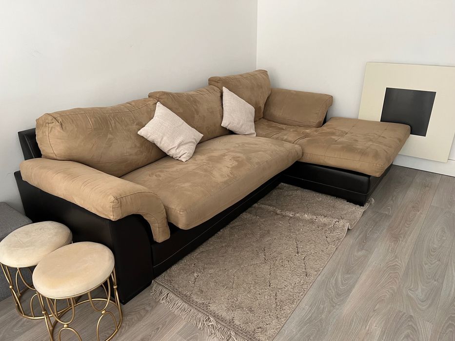 Sofá 3 lugares c/ chaise longue