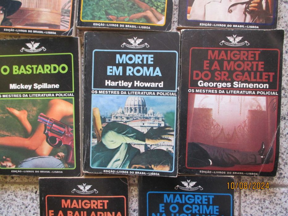 8 livros antigos da colecção vampiro