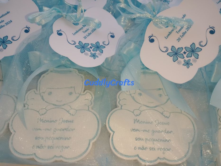 Lembranças gesso perfumado batizado