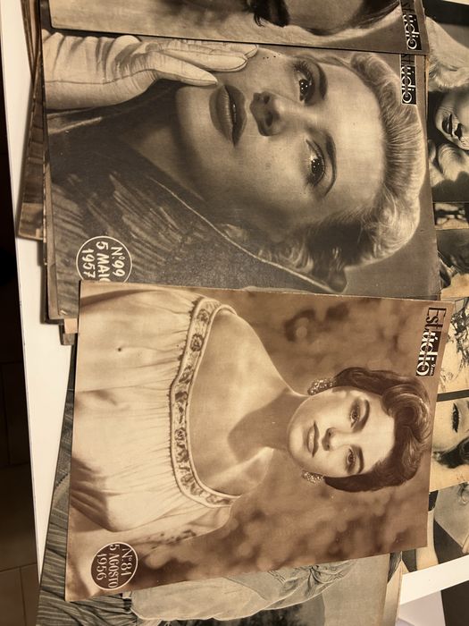 Estúdio revistas de cinema anos 50