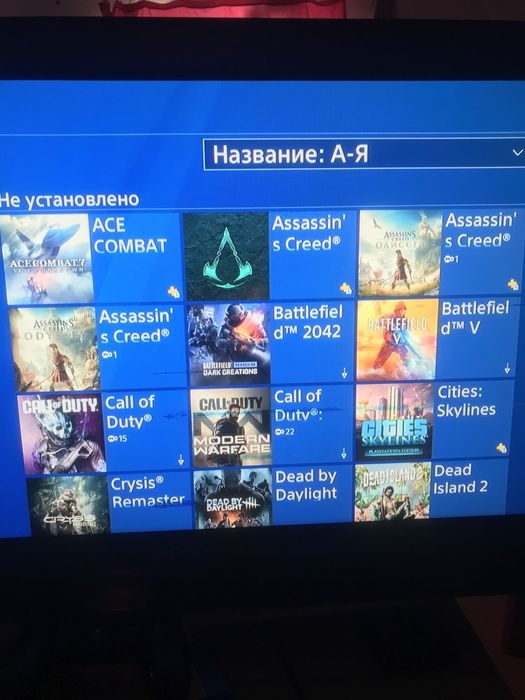 Акаунт с играми ps4