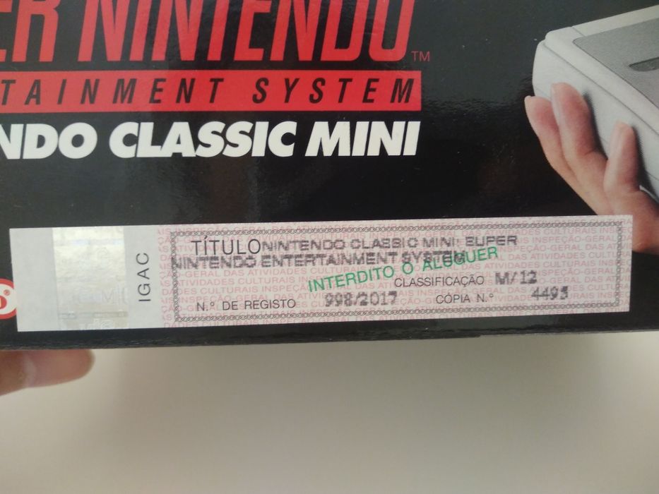 [NOVO] Consola Mini SNES