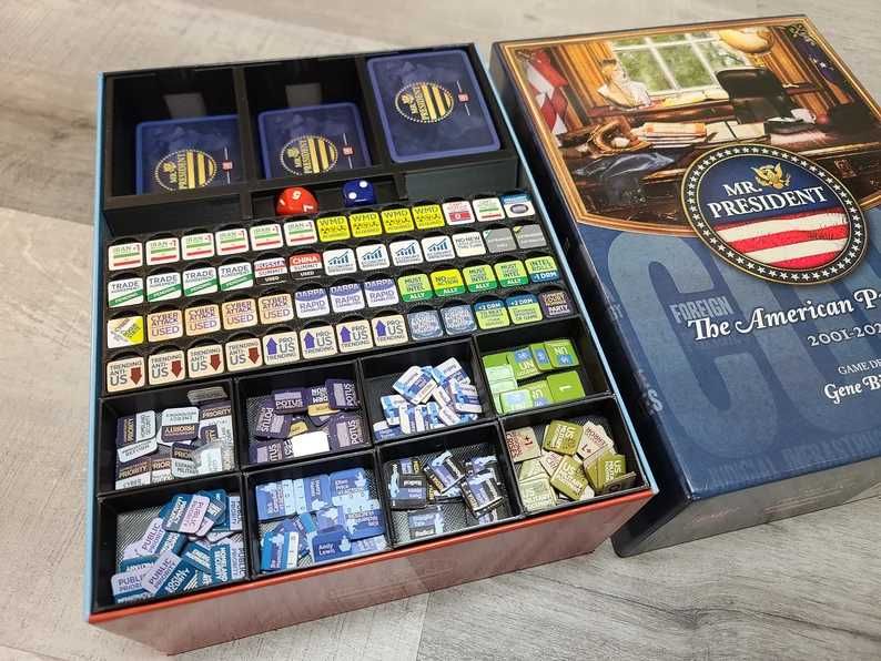 Insert organizer do gry planszowej Mr. President GMT
