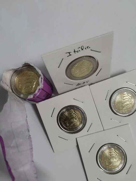 Moeda UNC comemorativa de 2€ - Itália 2025