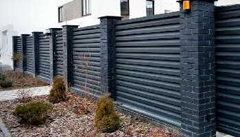 Паркан металевий. Паркан жалюзі. Паркан ранчо.