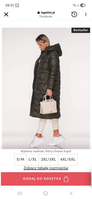 Kurtka zimowa długa