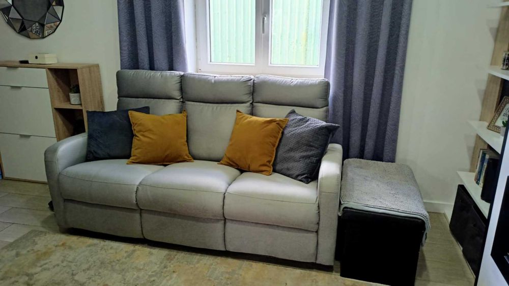 Sofás relax em microfibras 3 lugares + 1
