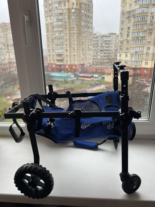 Інвалідний візок коляска для собаки ( для мопса, бульдога) розмір S