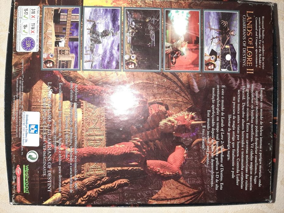 lands of lore 2 PC em caixa original