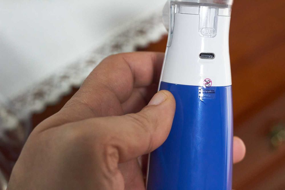 Nebulizador portatil bebe e adulto