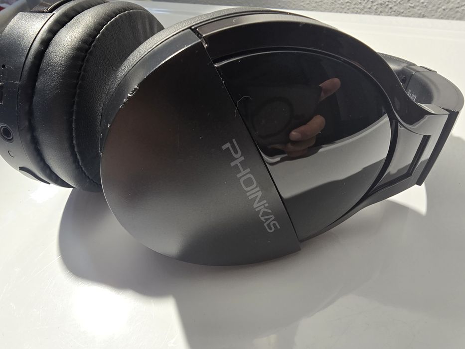 Fone de ouvido gamer BluetoothPHOINIKAS Q7 - Compatível com PS4, Xbox One, Switch, laptop e celular - Preto