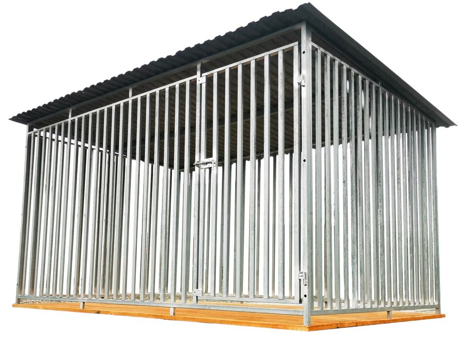 Kojec dla Psa 3x2m Bardzo Mocny z profili zamkniętych Podłoga GP267