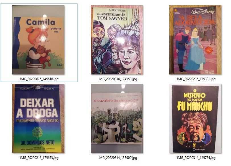 Vários livros - 3€ cada
