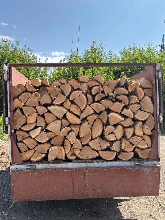 Дрова колоті дуб/ береза,вільха, з досьавкою