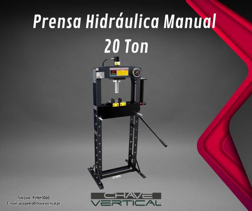 Prensa Hidráulica Manual 20 Ton.  JR19