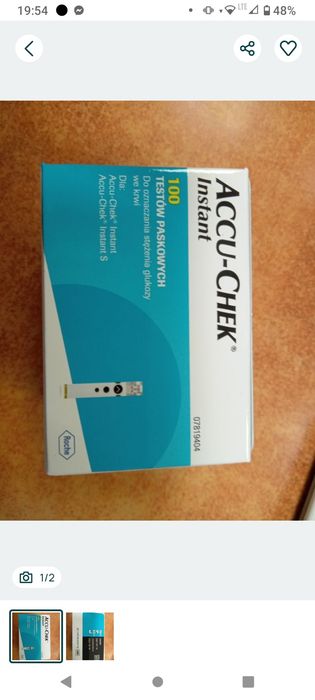 Paski testowe Accu-check Instant 200 sztuk