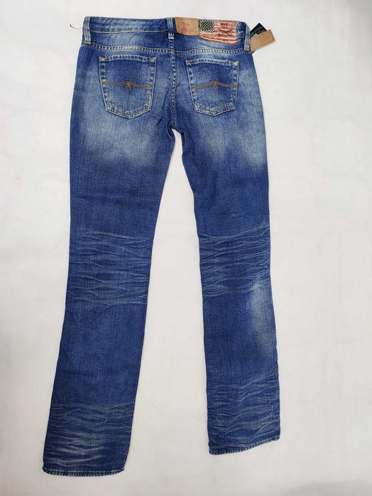 Spodnie damskie jeans jeansowe dżinsowe POLO JEANS 26X32 SP0120