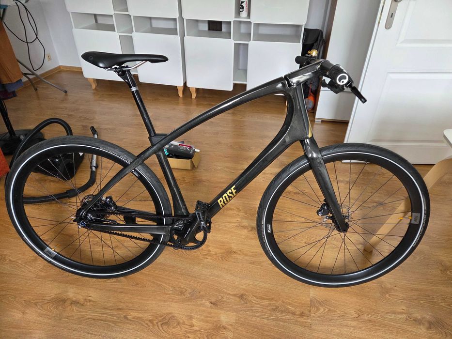 Rose CPTL carbon karbonowy rower na pasku Gates CDX Alfine 11