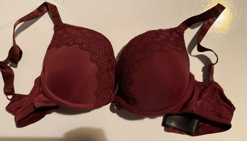 Biustonosz Elle burgund 70c