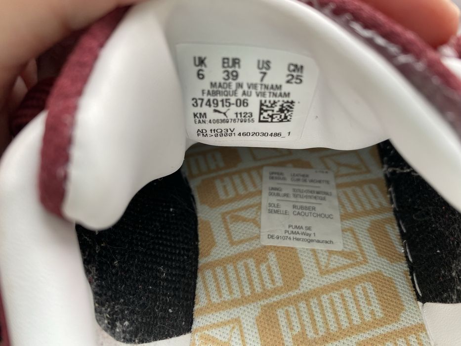 Кеди Puma club suede 39р