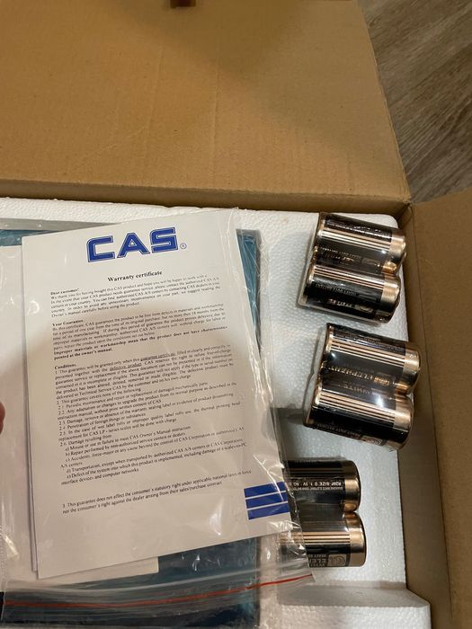 Весы кухонные новые CAS SW-5   до 5 кг (1/2 г).