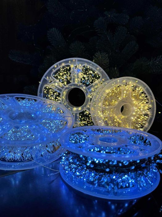 Гірлянда ФЛЕШ Хвойна Лапа Роса LED