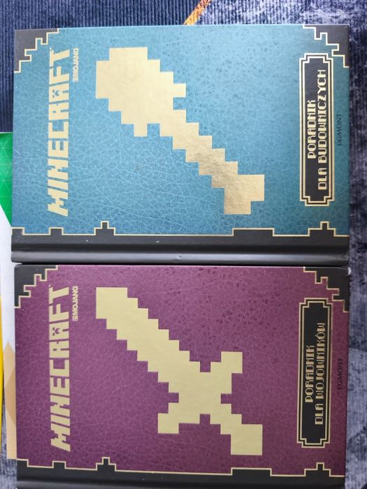 Książki Minecraft poradniki dla dzieci dla budowniczych kurs rysowania
