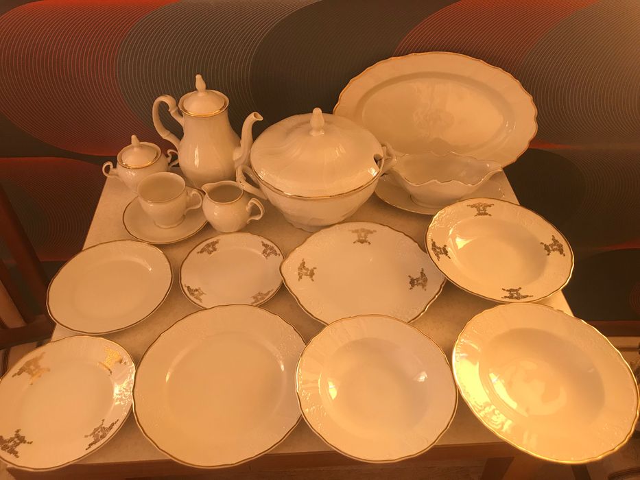 Сервіз столовий та чайно-кавовий "слоновка" BERNADOTTE поштучно