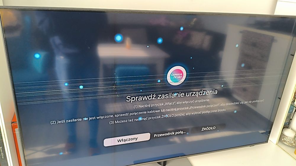 Telewizor Samsung 55' Uszkodzona matryca