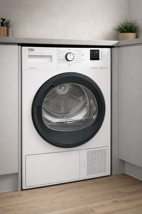 Máquina de Secar Roupa BEKO DS 8512 CX 8 kg - Bomba de Calor - Branco