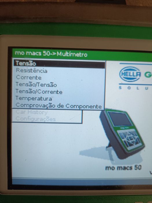 Equipamento diagnóstico para motas