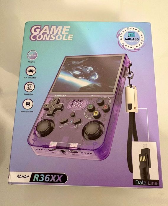 R36XX Consola Retrô com WiFi e 64GB (Nova e na Caixa)