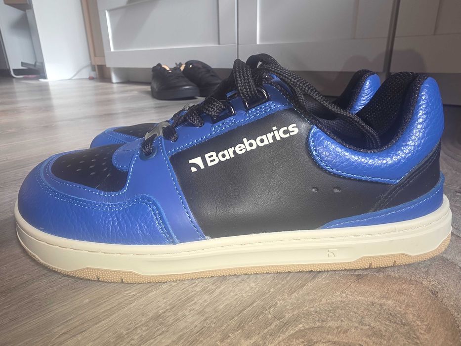 Buty barefoot sneakers Wave - Black & Blue Barebarics czarne niebieskie rozm. 37