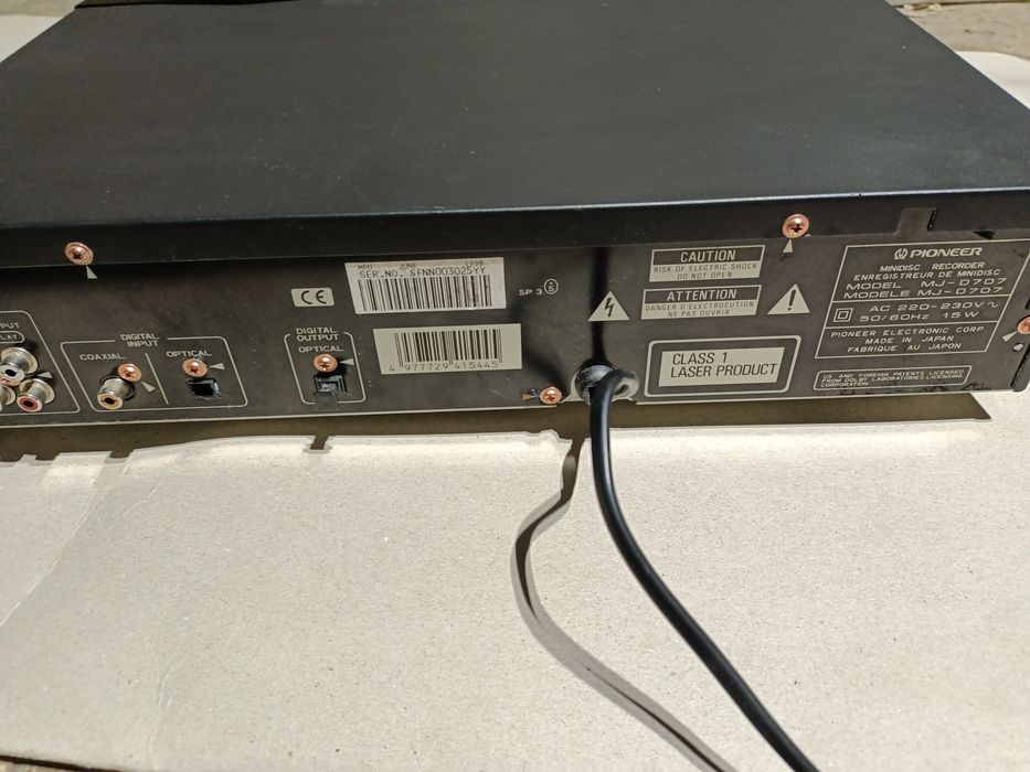 Pioneer MJ-D707 Minidisc