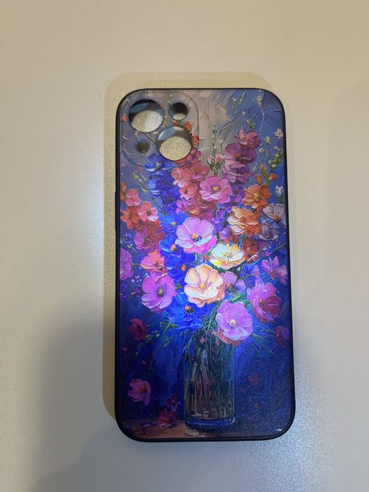 Чохли на бампер прінт квіти метелики iphone 13