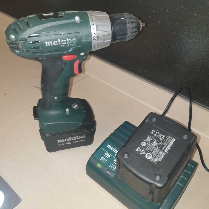 METABO Akumulatorowa wiertarko-wkrętarka Ładowarka 2Akumulator Walizka