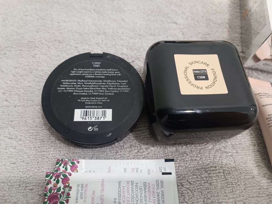 Zestaw podkładów sleek cliv revolution revlon hean profusion essence