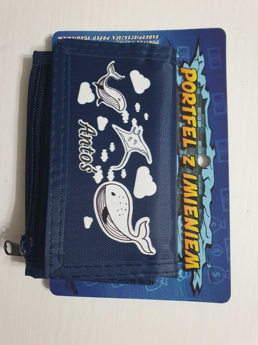 Portfel z imieniem Antoś