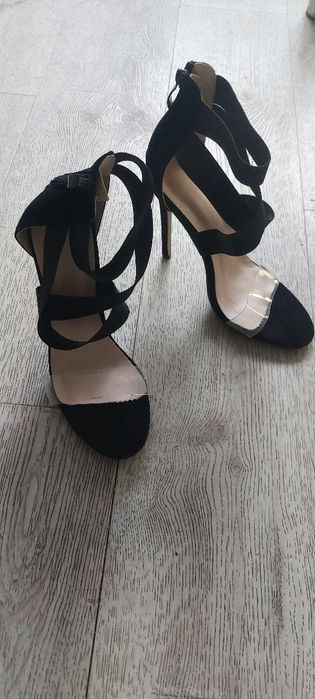 Sandálias senhora salto pretas