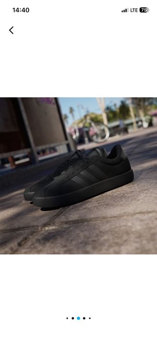 Кеди чоловічі Adidas Vl Court 3.0 ID9184 41 1/3 (7.5 UK) чорні