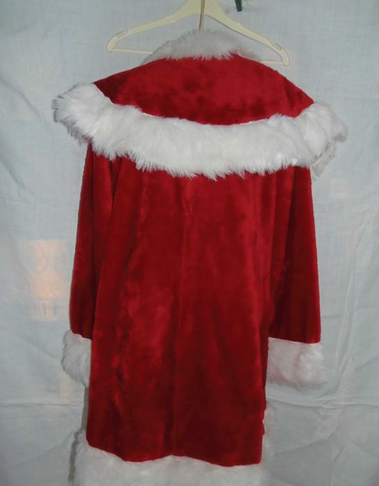 карнавальный костюм помощница санты,снегурочка р. M-L