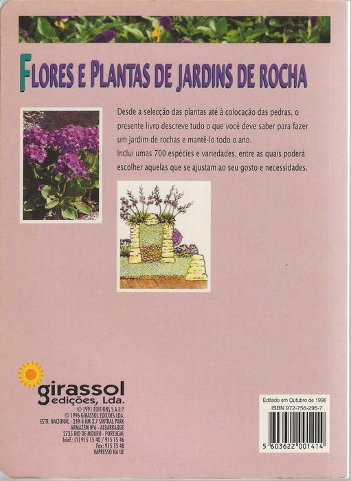 Flores e Plantas De Jardins de Rocha