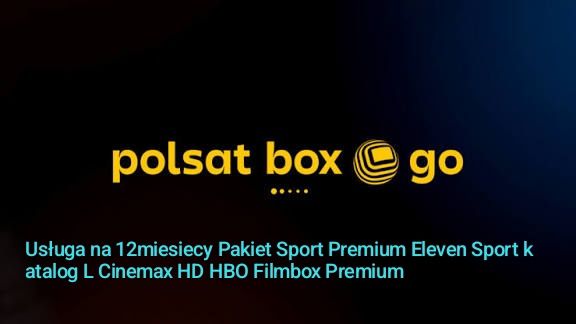 Polsat Box Go z Pakietami na 12miesiecy