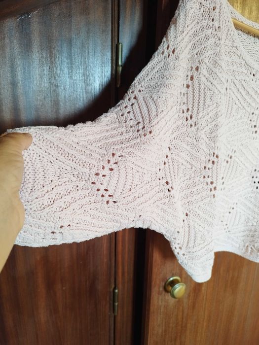 Camisola malha rosa