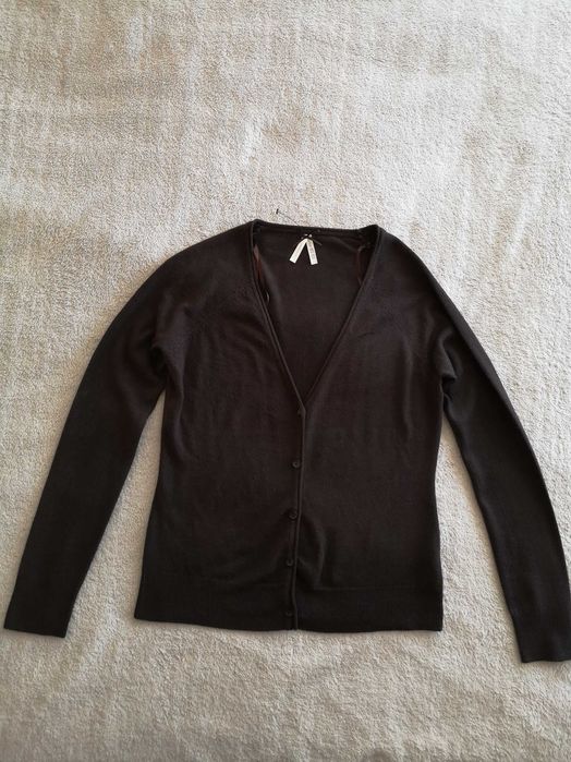 Nowy brązowy elegancki zapinany sweter Atmosphere 34 - 36 - 38