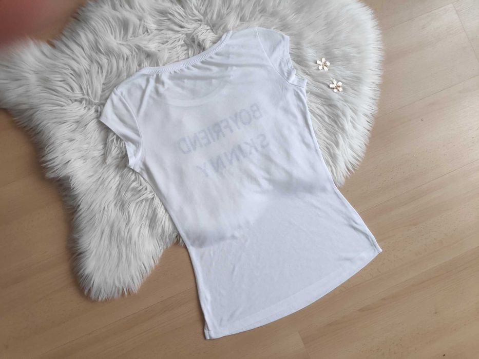 T-shirt biały 36 S
