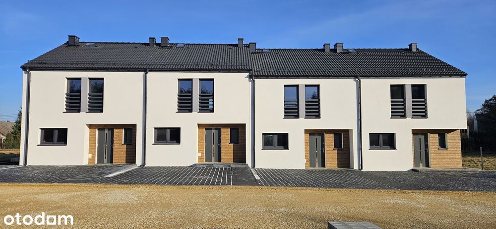 Energooszczędne domy szeregowe pod lasem Orzesze Zgoń ul. Malinowa