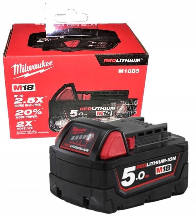 akumulator Milwaukee M18 B5 18V 5Ah nowy