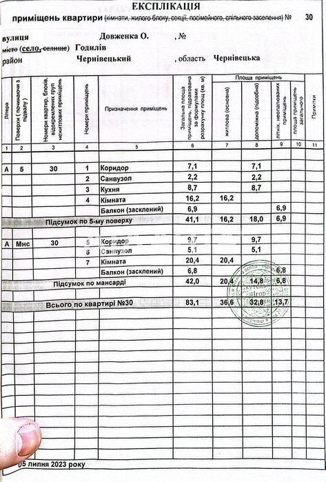 Продаж новобудови 83 м2 стан від забудовника