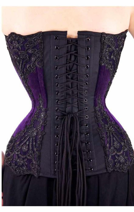 Gorset Owerbust Royal Violet XL od Paper Cats